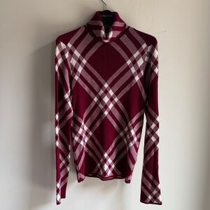 Burberry Red/Maroon Knit Sweater